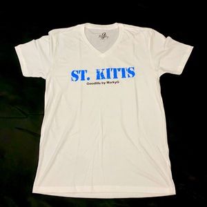 MarkyG v-neck St. KITIS graphic tee